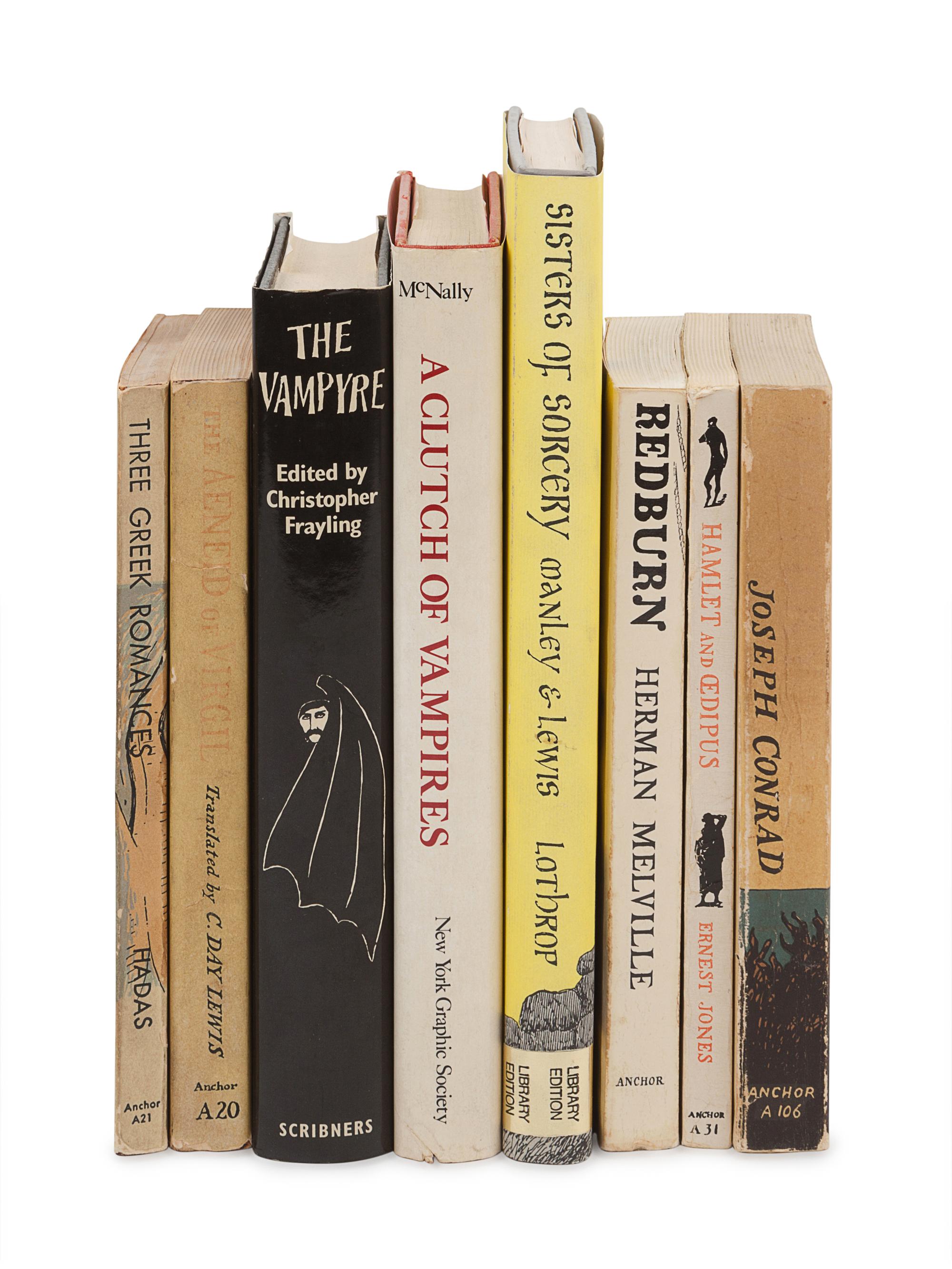 [GOREY -- COVER DESIGNS]. A group of 8 works with cover designs by Gorey, comprising: