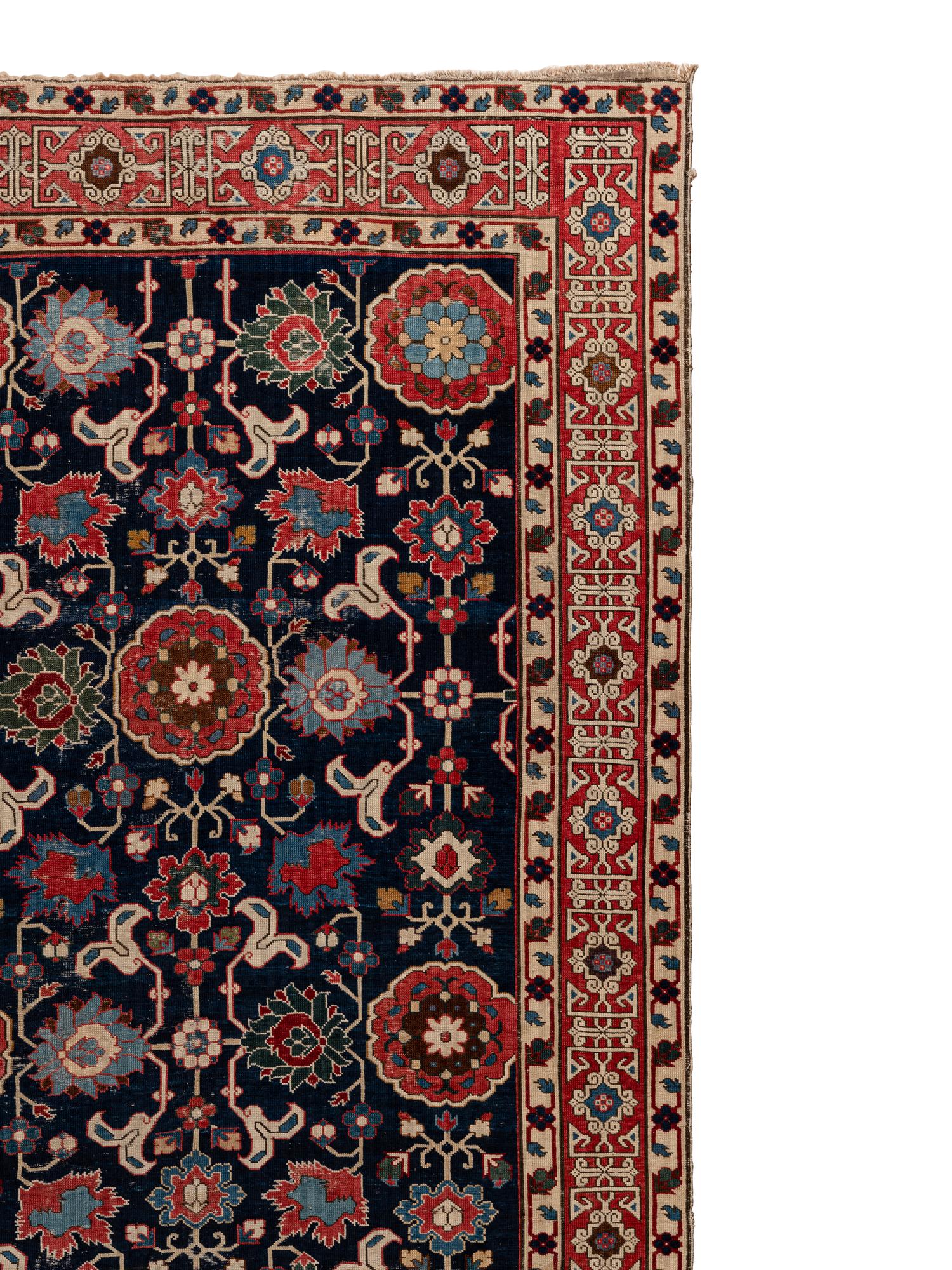 A Kuba Wool Gallery Carpet
