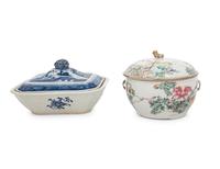 Two Chinese Covered Vessels