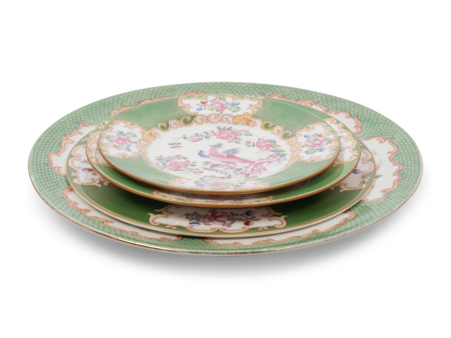 A Minton Porcelain Dinner Service