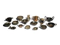 16 Greek, Etruscan, and South Italian Terracotta Vessels