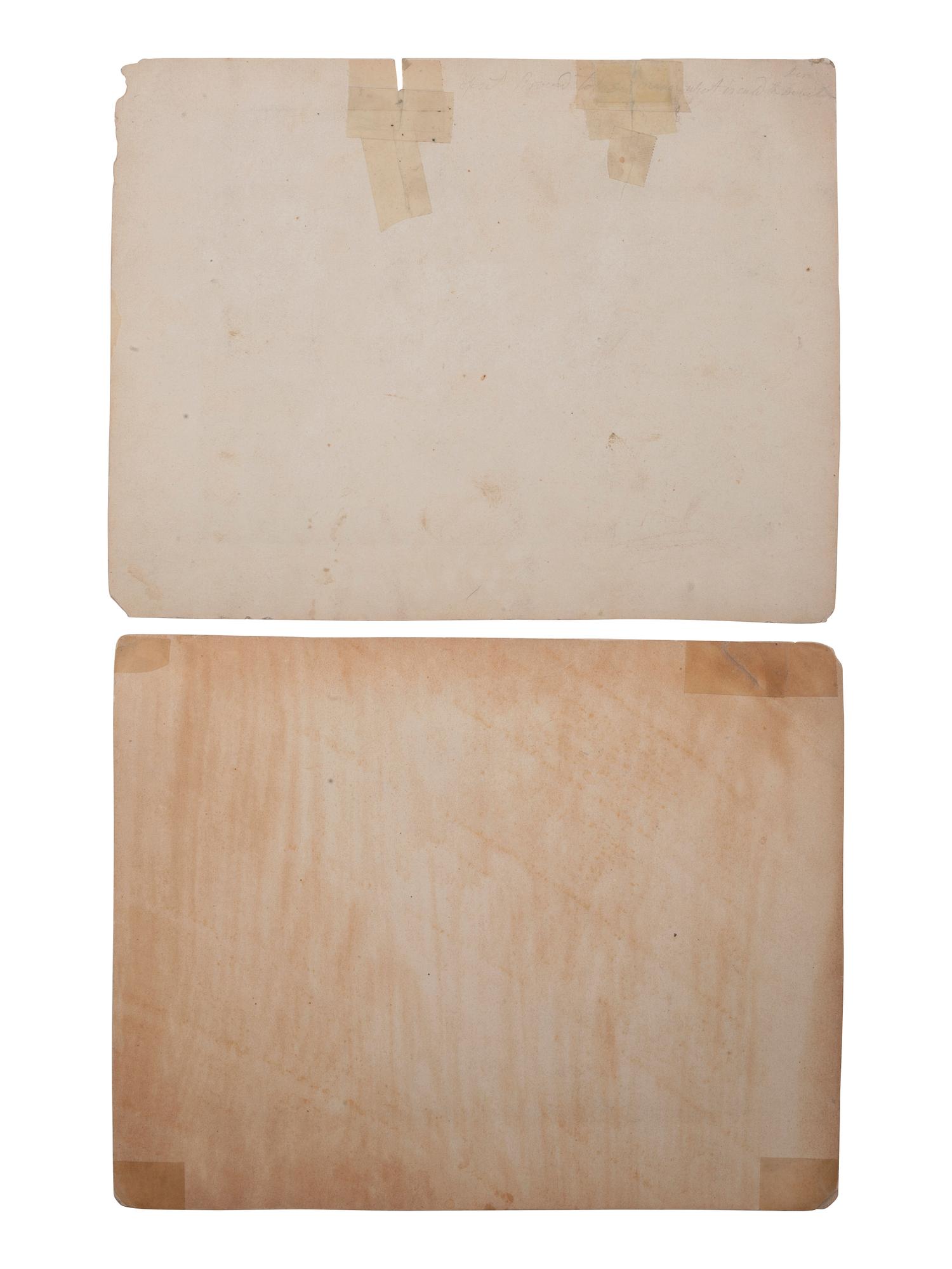 [CIVIL WAR]. A group of 3 albumen photographs, highlighted by views of possible casualties near Devil's Den, Gettysburg.