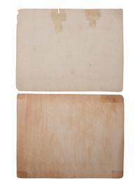 [CIVIL WAR]. A group of 3 albumen photographs, highlighted by views of possible casualties near Devil's Den, Gettysburg.