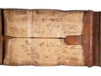 Charles D. Mowry, Company C, 17th Maine Infantry / 1st Maine Heavy Artillery. Inscribed wallet.
