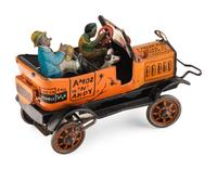 Two Marx Tin Lithograph Toy Cars
