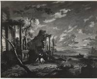 Attributed to Hubert Robert (French, 1733-1808)