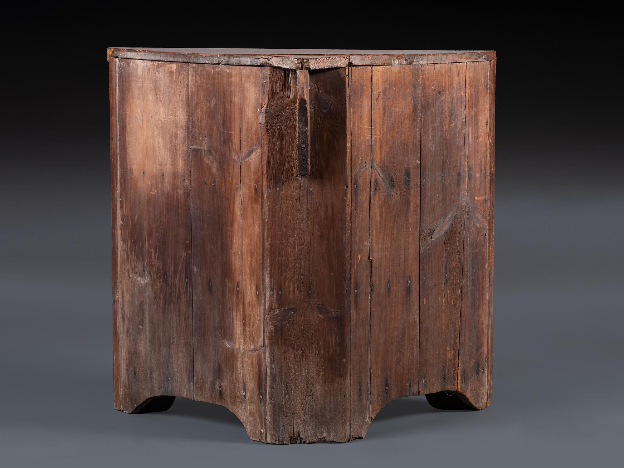 A Poplar Corner Jelly Cupboard