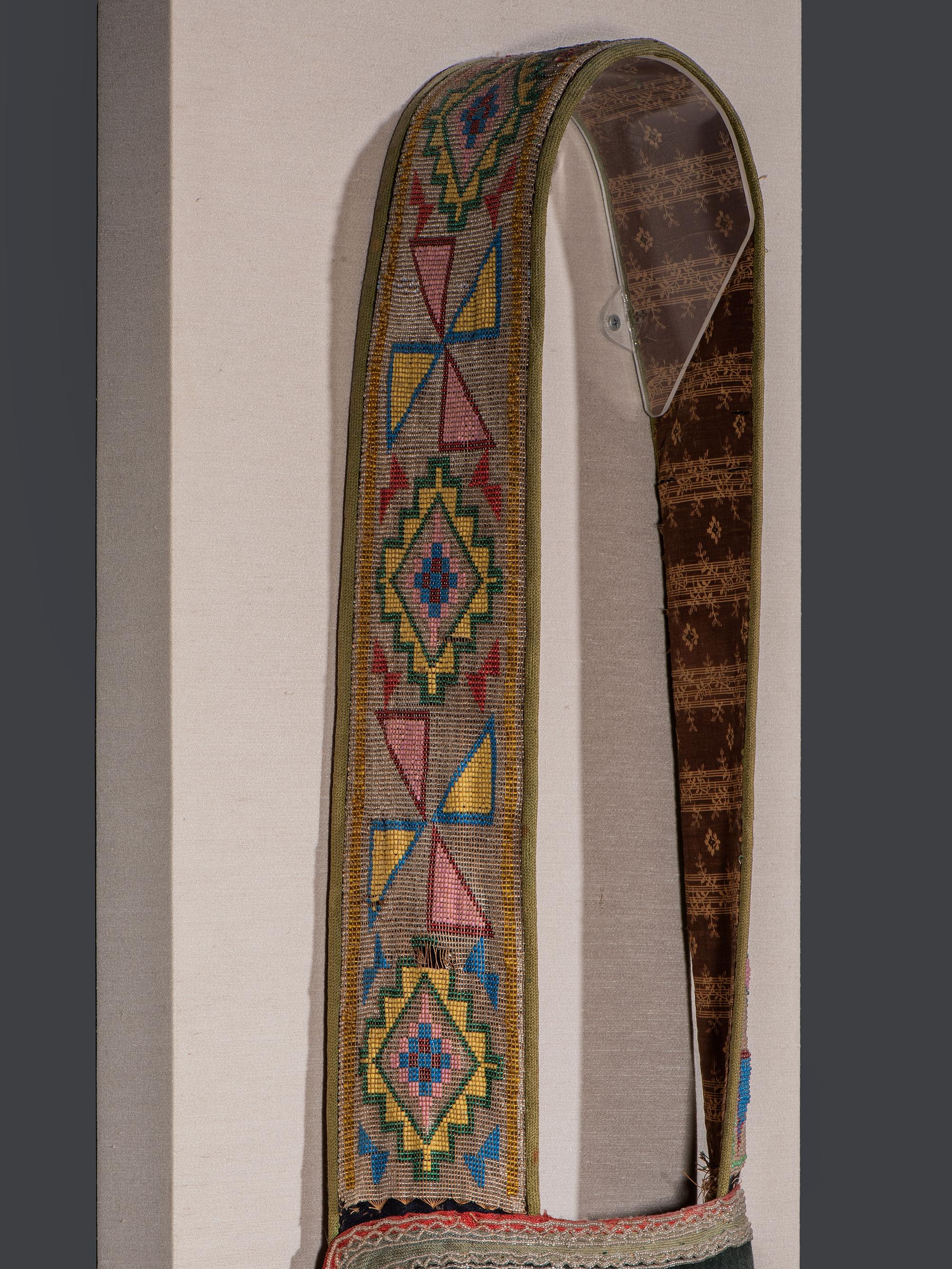 Anishinaabe Loom Beaded Bandolier Bag
