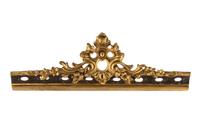 Three Rococo Style Gilt and Patinated Bronze Fireplace Articles