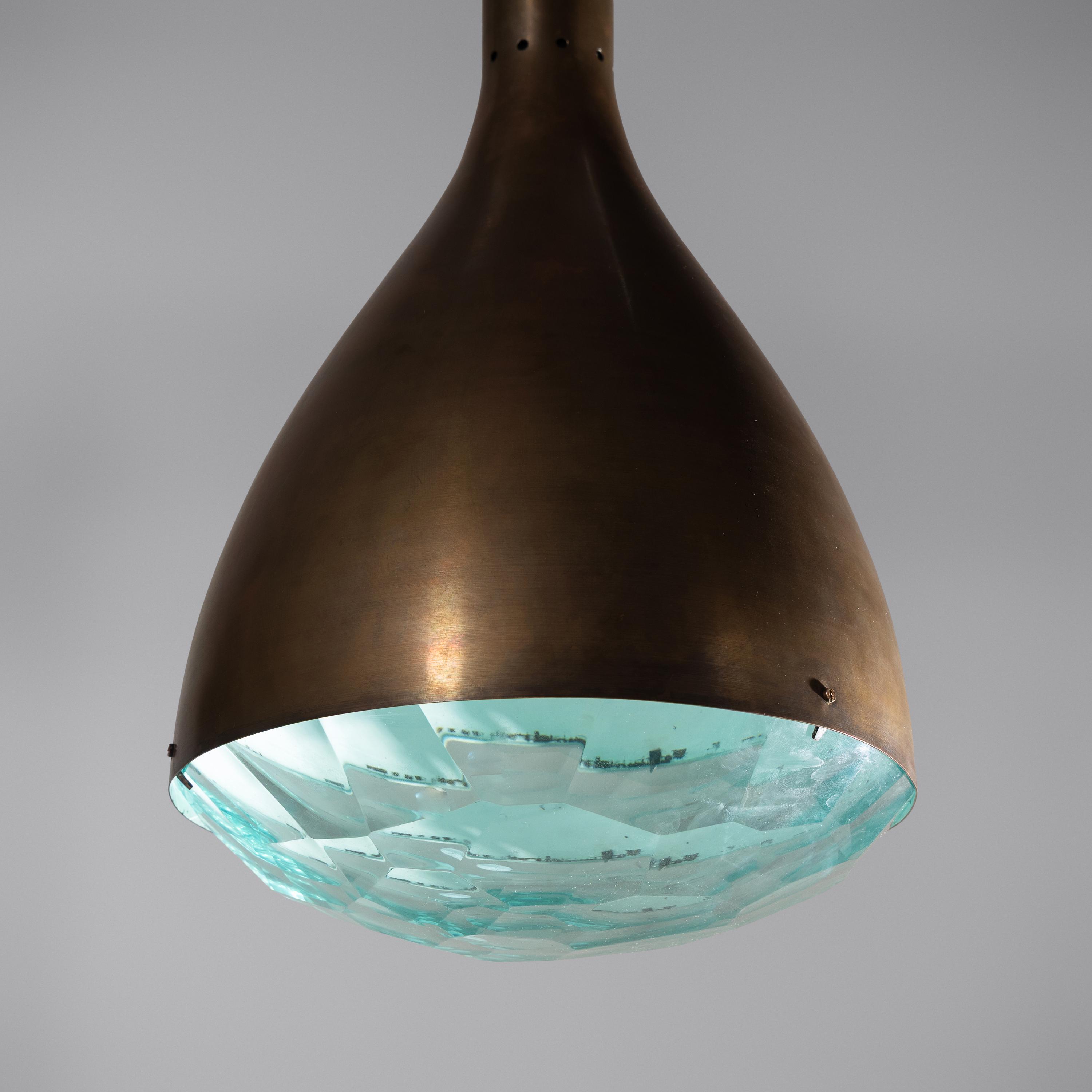 Max Ingrand (French, 1908–1969) — Pair of Pendant Lights, model 2220 for Fontana Arte