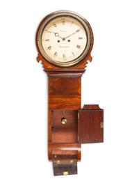 An English Mahogany Wall Clock
