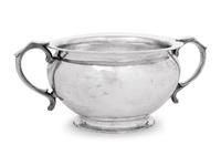 A Continental Silver Handled Bowl