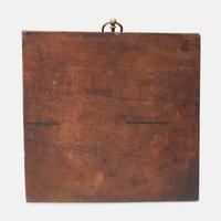 A Carved Walnut Cakeboard