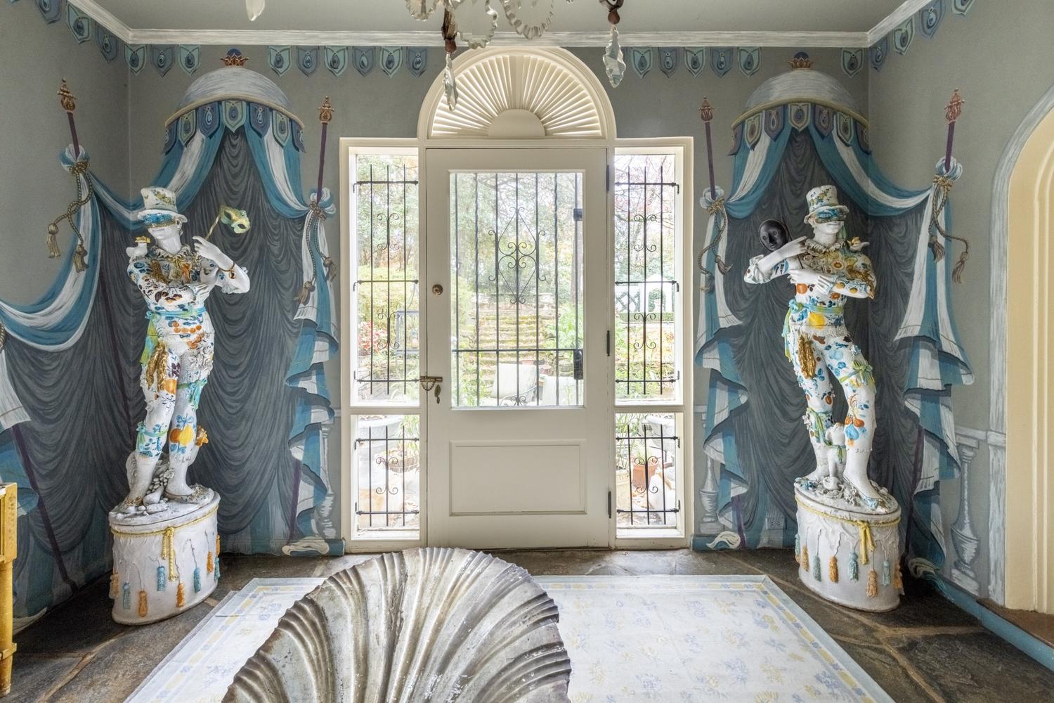 A Directoire Style Gray-Painted Canape