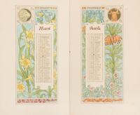 VERNUEIL, Maurice Pillard. Calendrier 1896 au Gui L'an Neuf. Paris: [Corbell], 1896.