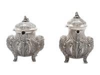 An Italian Silver Four-Piece Tea Service