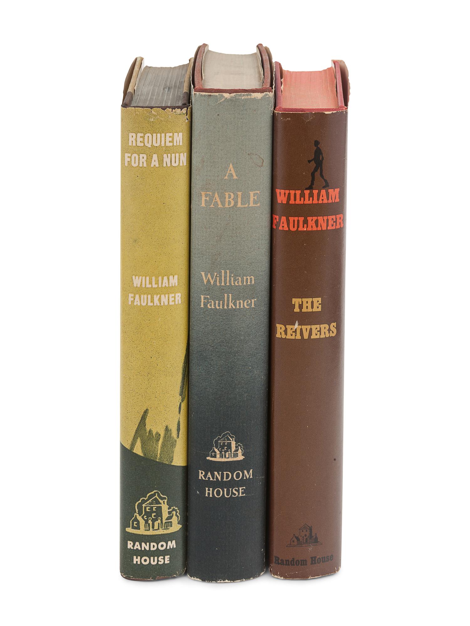 FAULKNER, William (1897-1962). A group of FIRST EDITIONS, comprising: