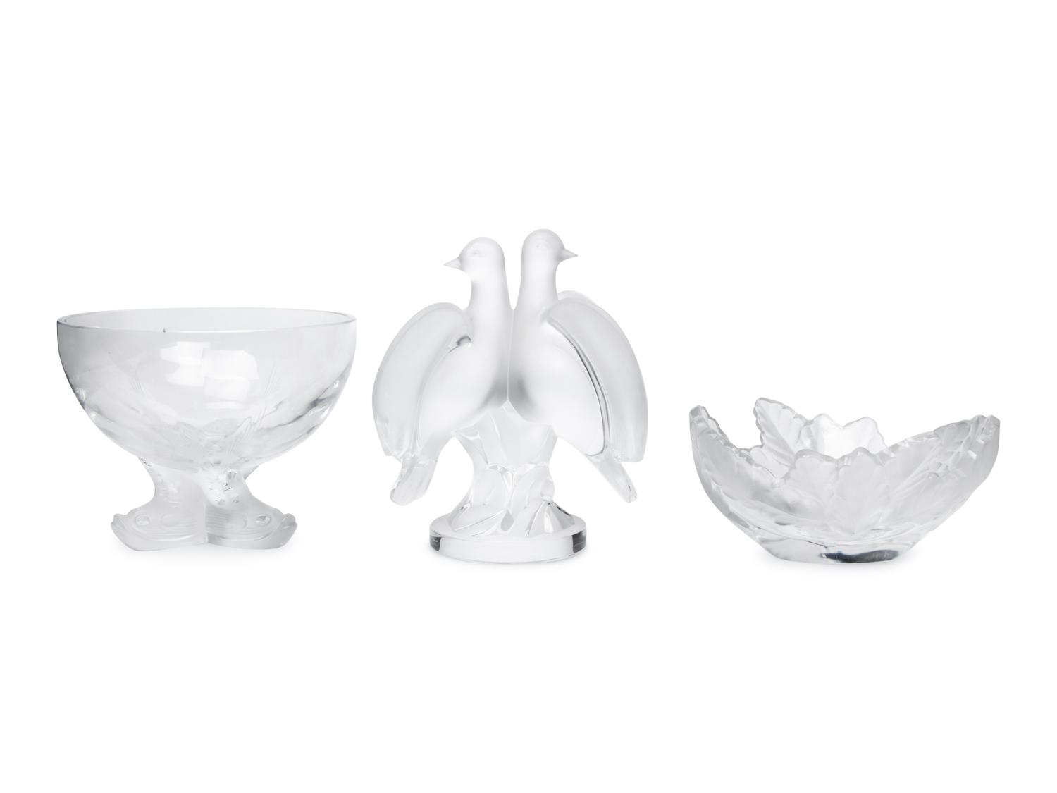 Three Lalique Articles
