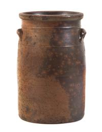 An American Stoneware Crock, POSSIBLY GALENA, Height 16 3/4 inches. — POSSIBLY GALENA,