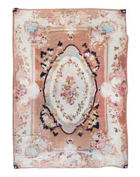 A Napoleon III Aubusson Wool Rug