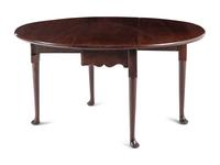 A George III Mahogany Drop-Leaf Table