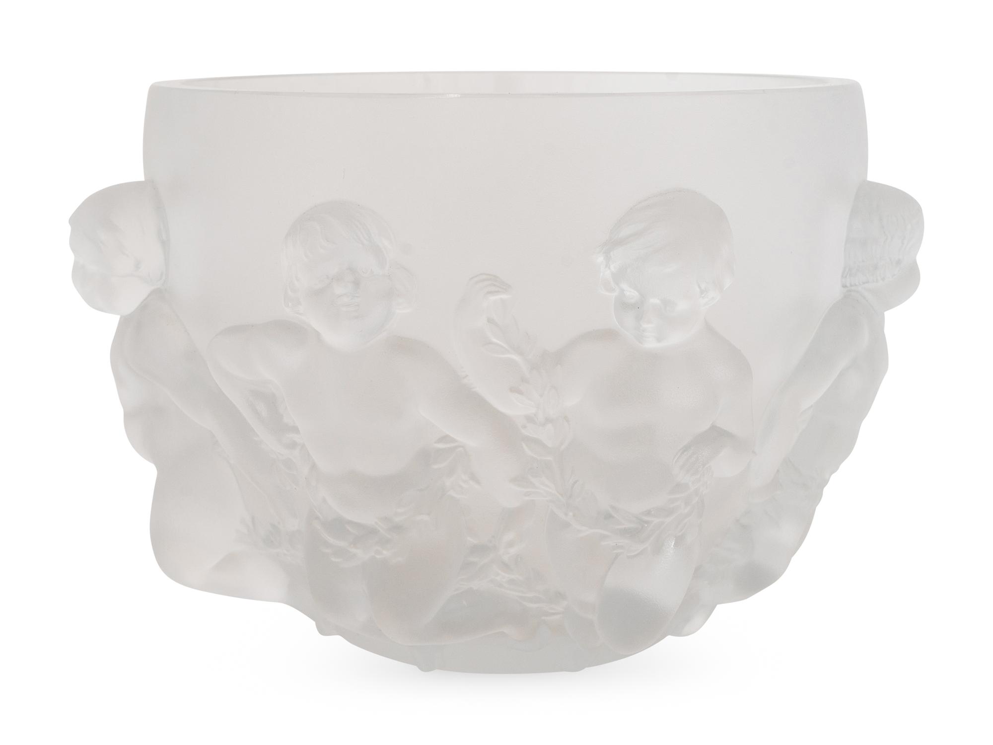A Lalique Luxembourg Bowl