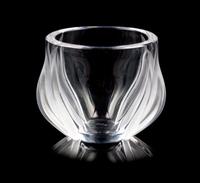 Lalique, , two tulips vase