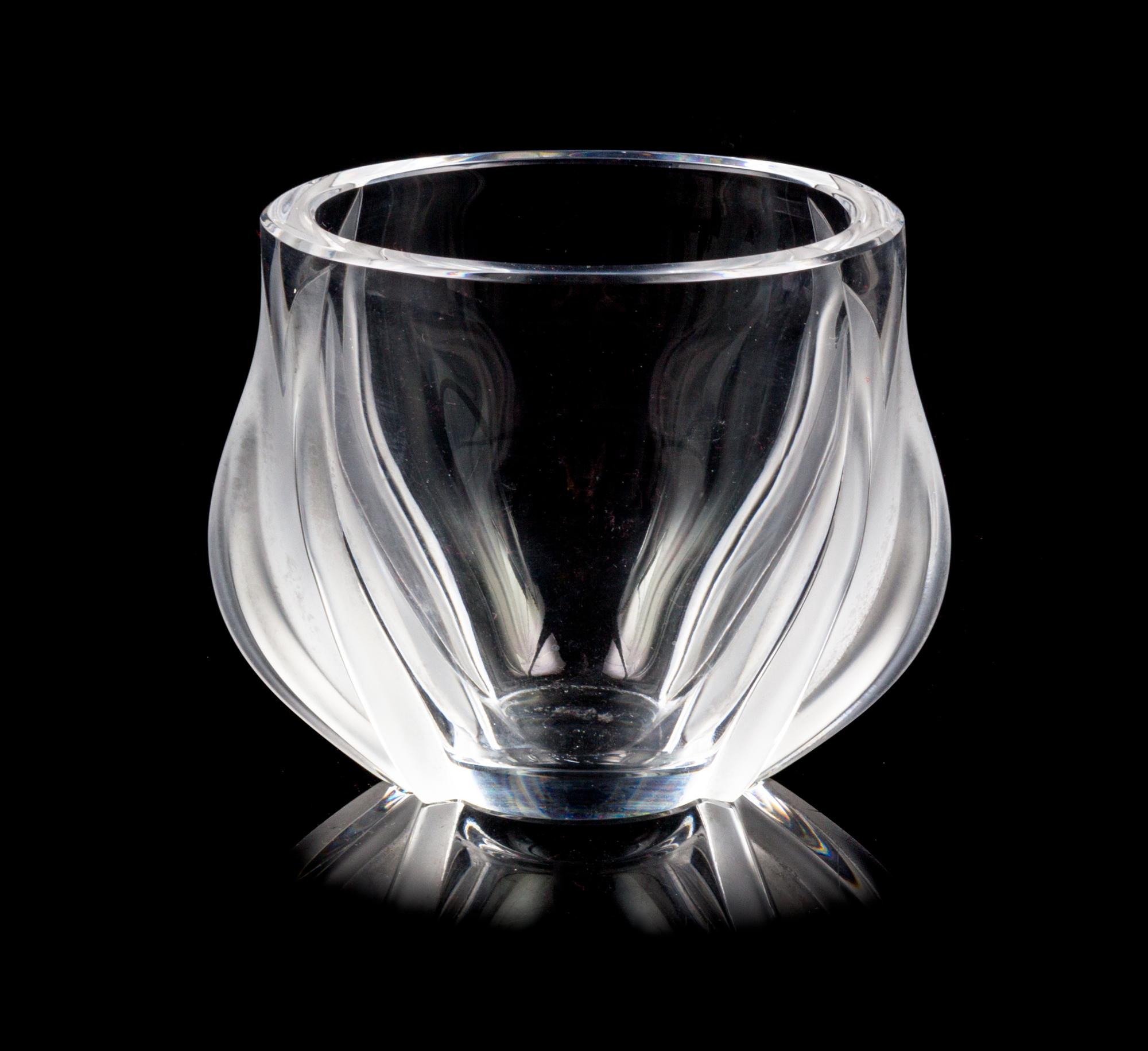 Lalique, , two tulips vase