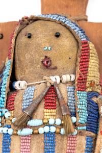 Umatilla Beaded Hide Cradle