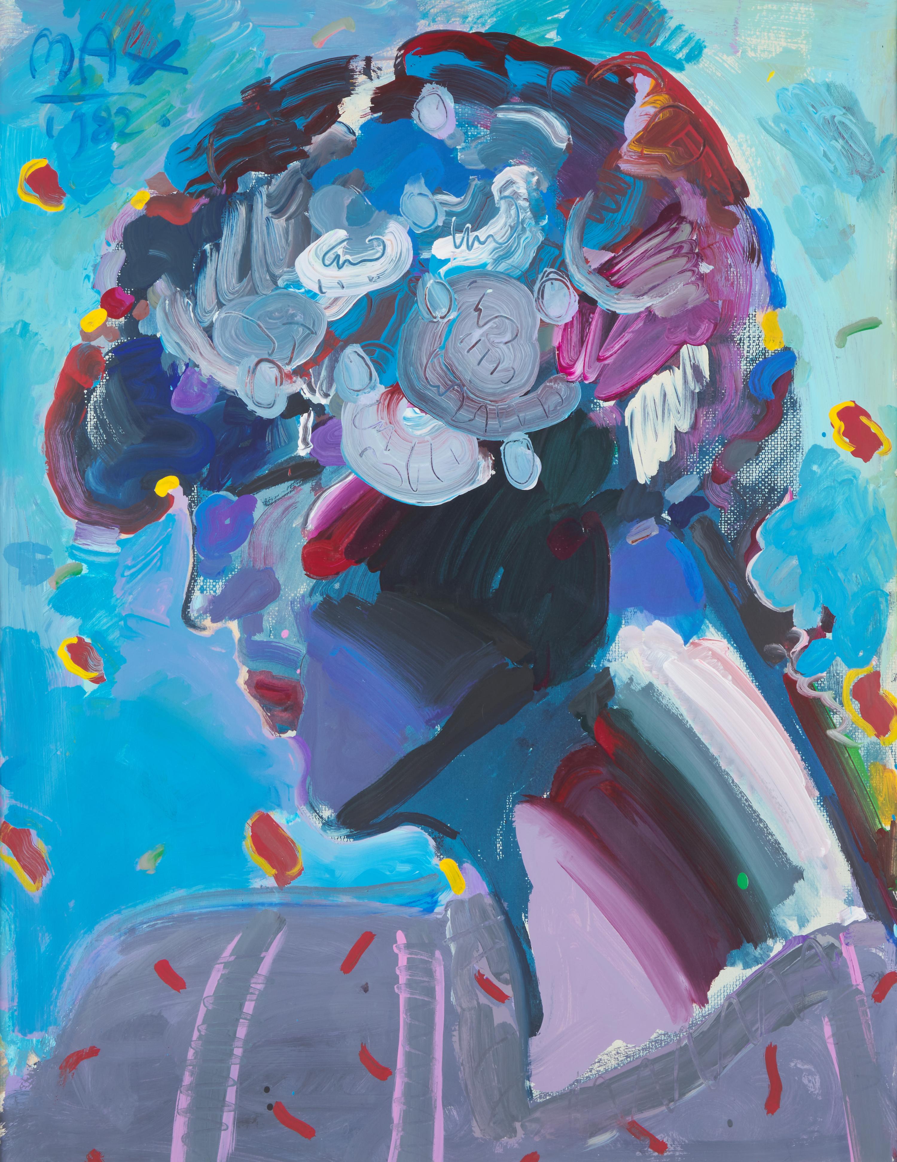 Peter Max (American, b. 1937) — Palm Springs Lady, 1982