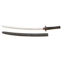 Edo-Period Japanese Wakizashi Signed "Omi No Kami Hisamichi" with Imperial Chrysanthemum