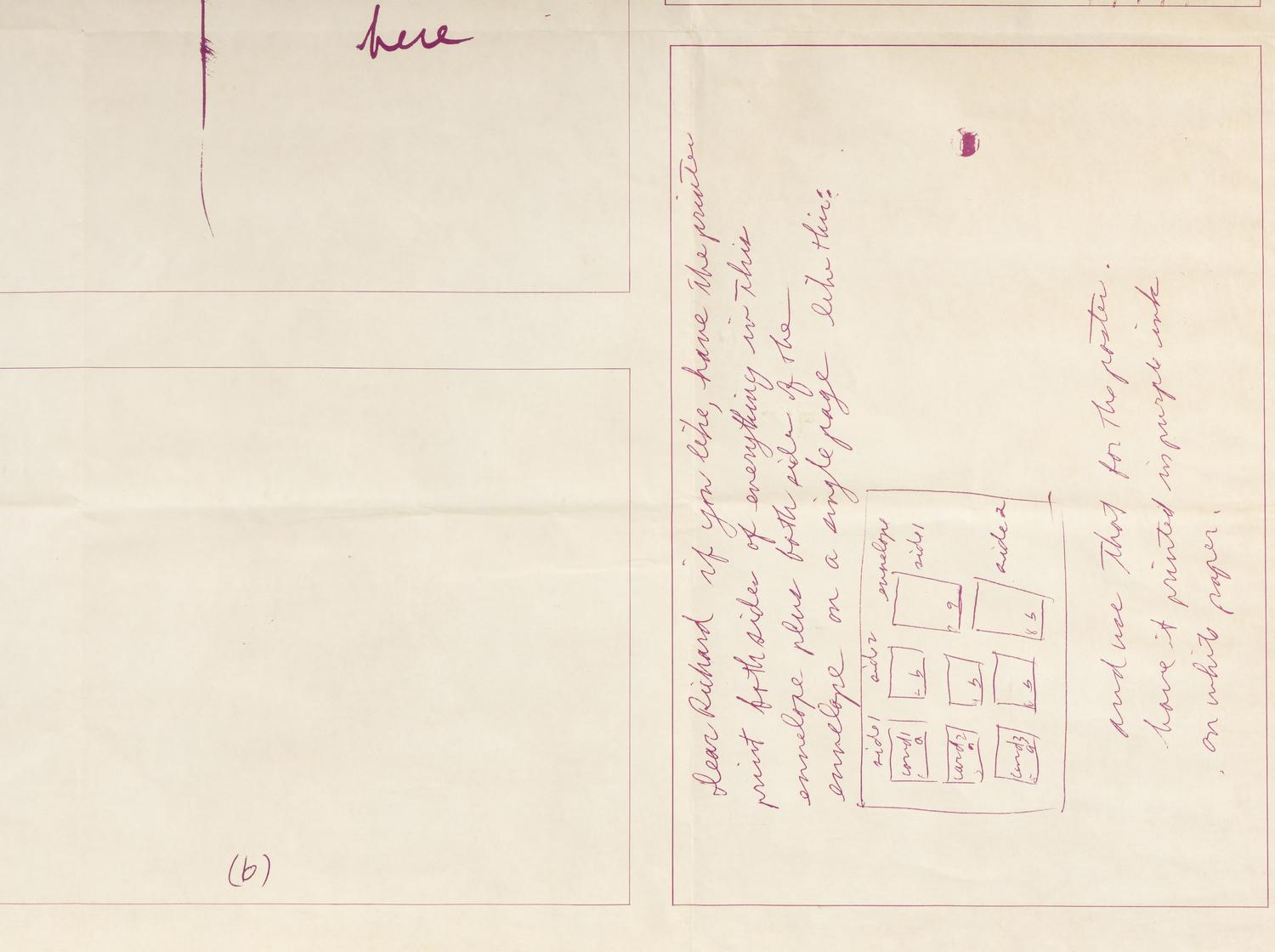 Study for an Announcement, 1987