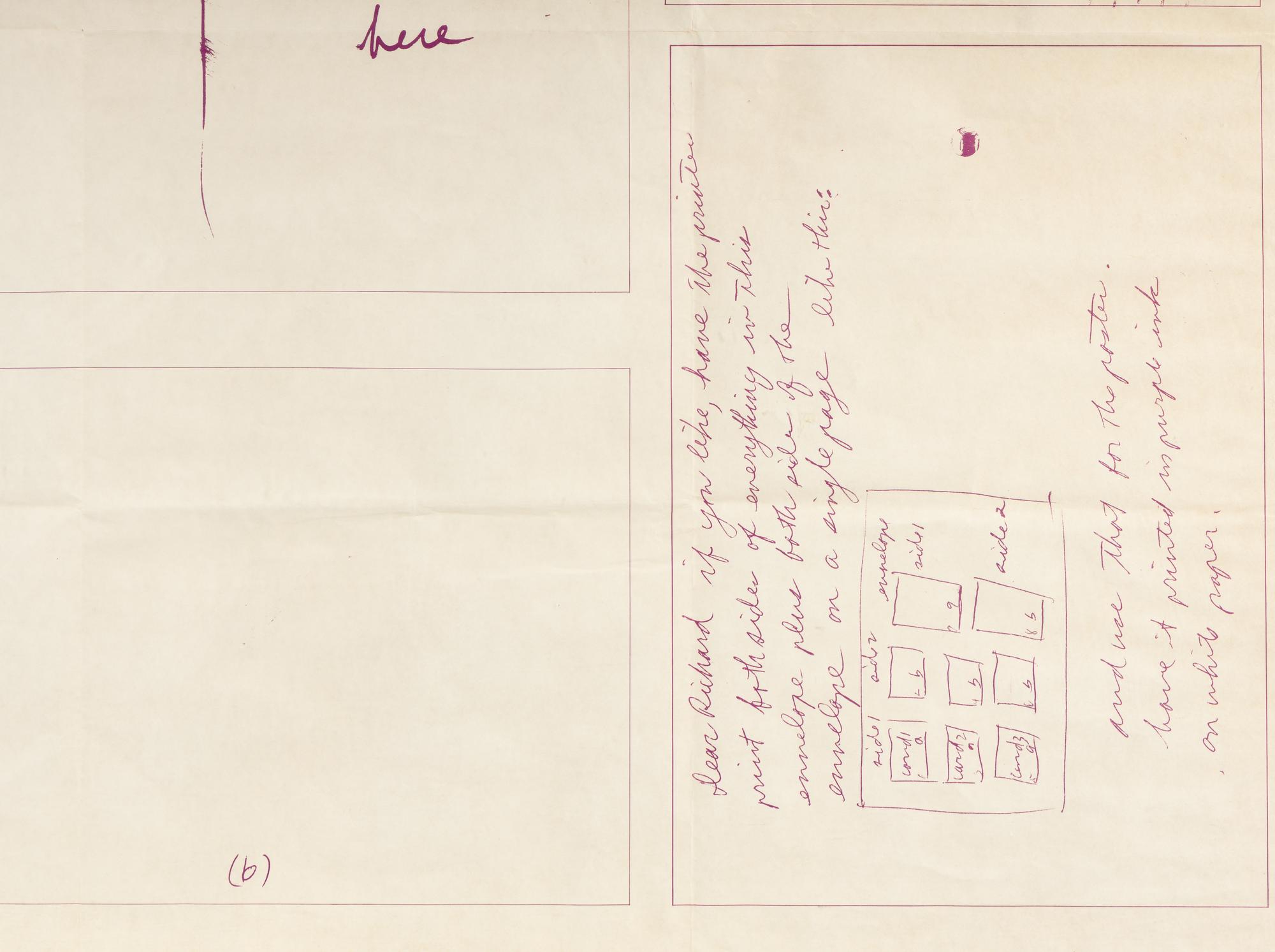 Study for an Announcement, 1987