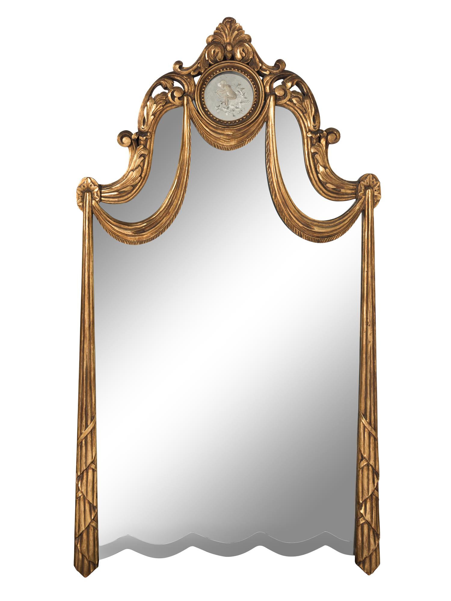 A Venetian Style Giltwood Mirror