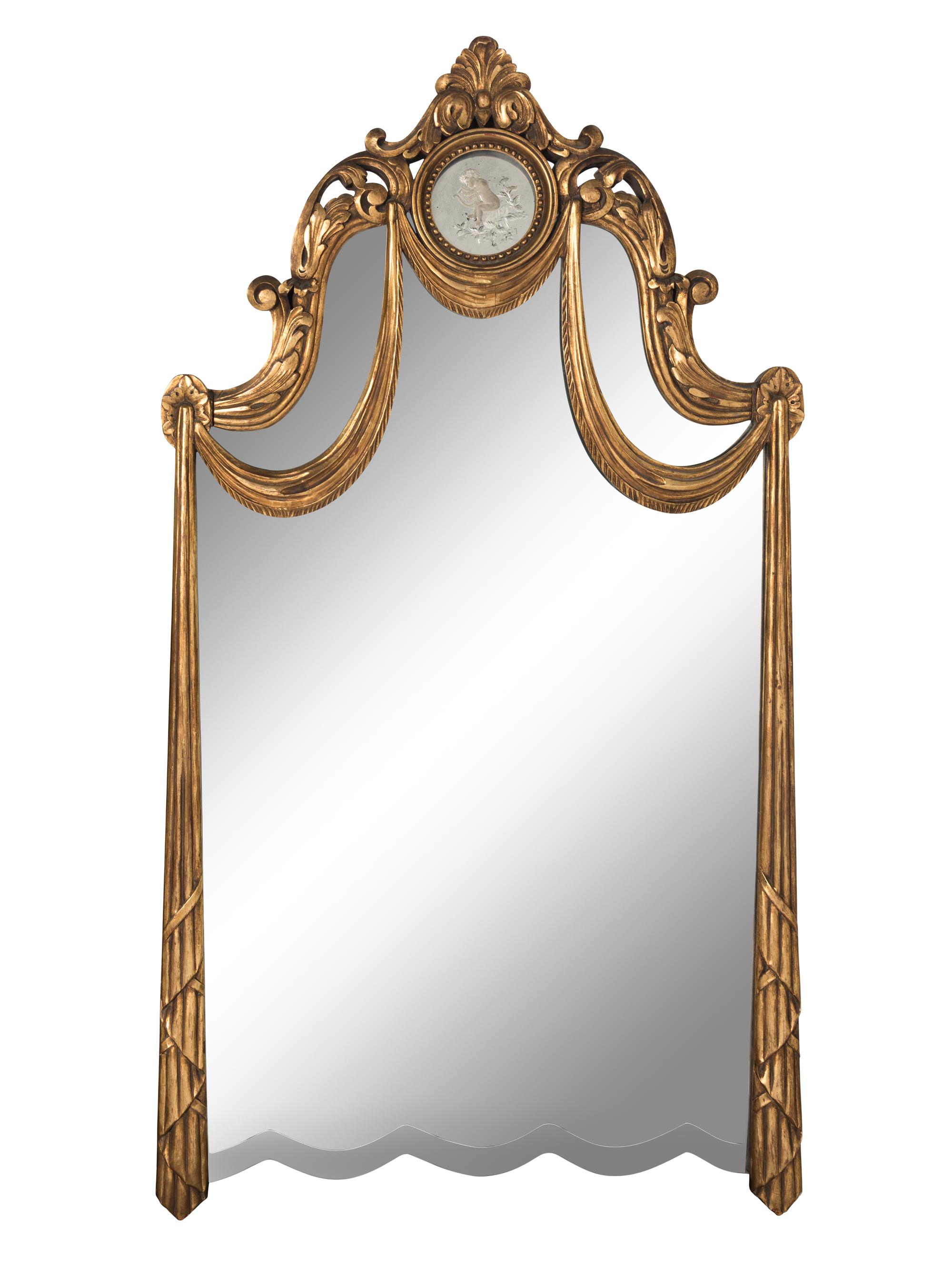 A Venetian Style Giltwood Mirror