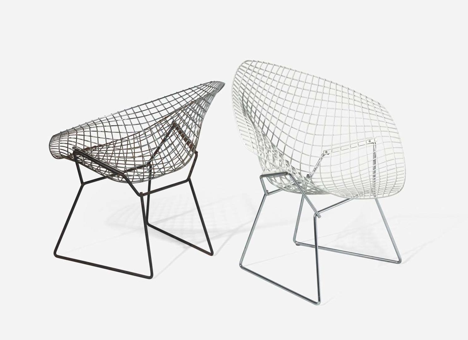 Harry Bertoia, Early "Diamond" Chair