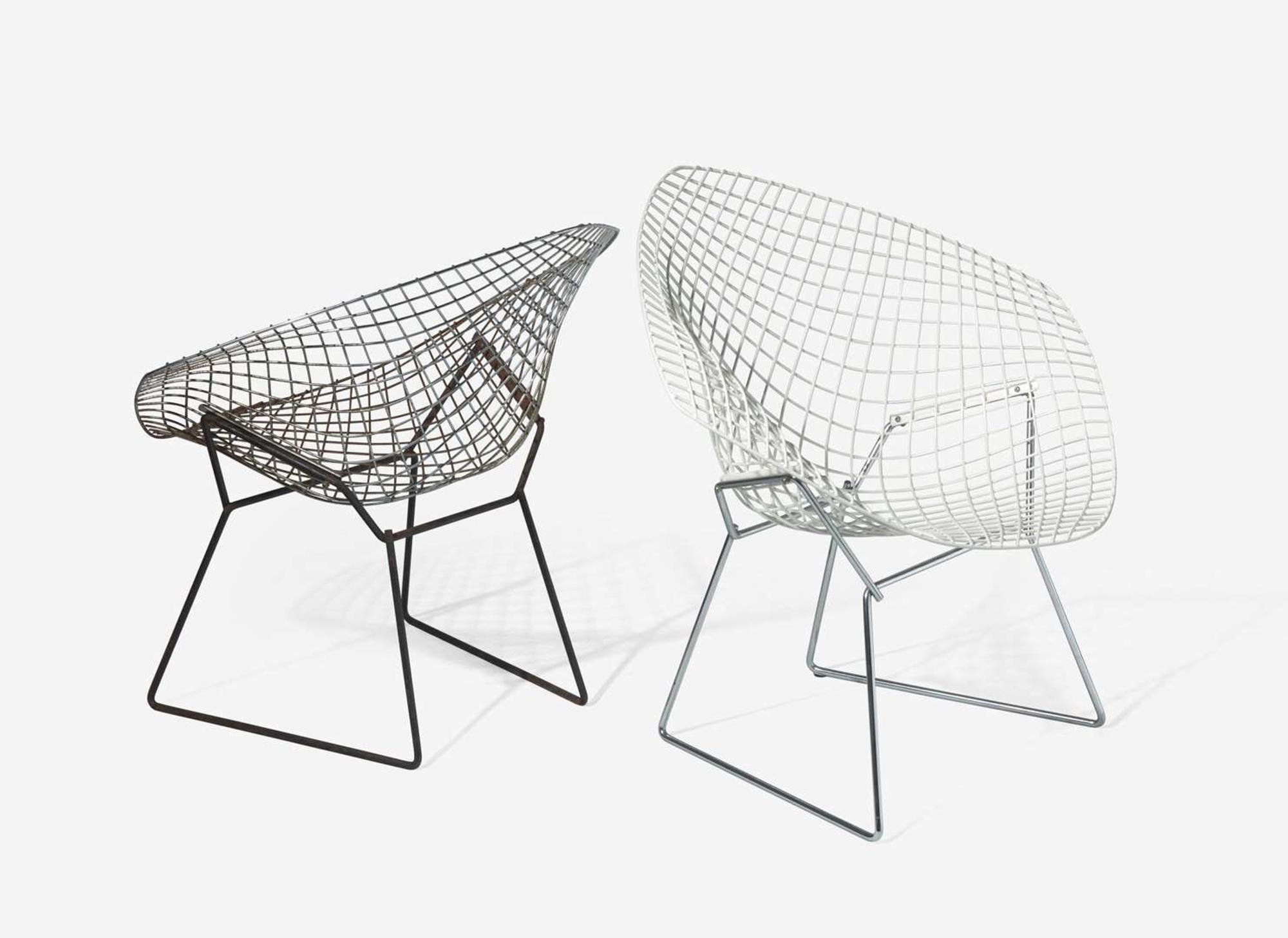Harry Bertoia, Early "Diamond" Chair
