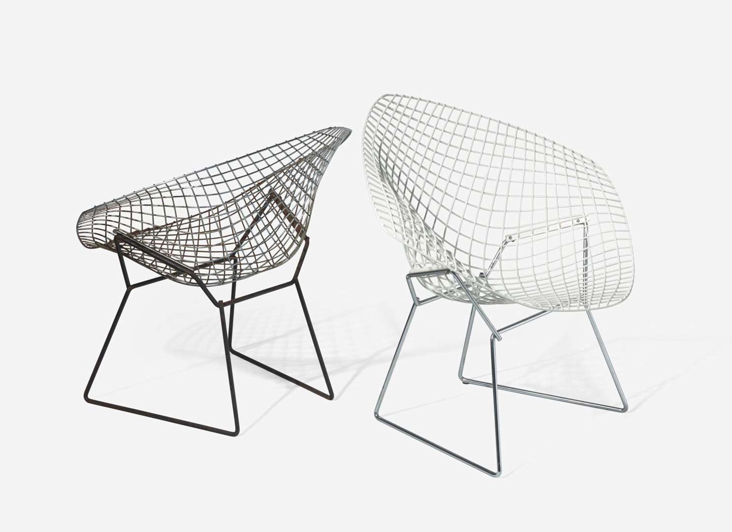 Harry Bertoia, Early "Diamond" Chair