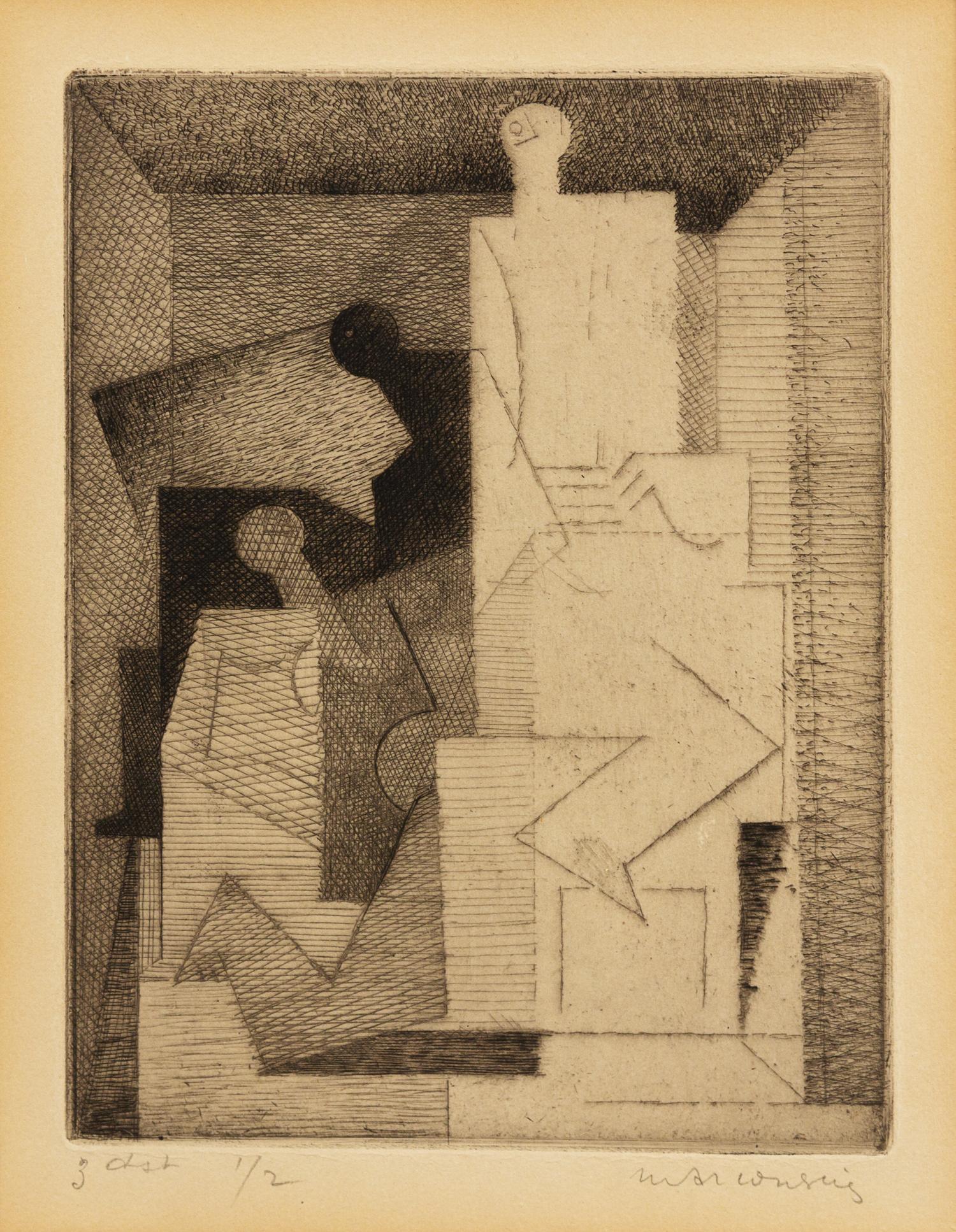 Louis Marcoussis, (French, 1883-1941), Les Trois Femmes, 1930
