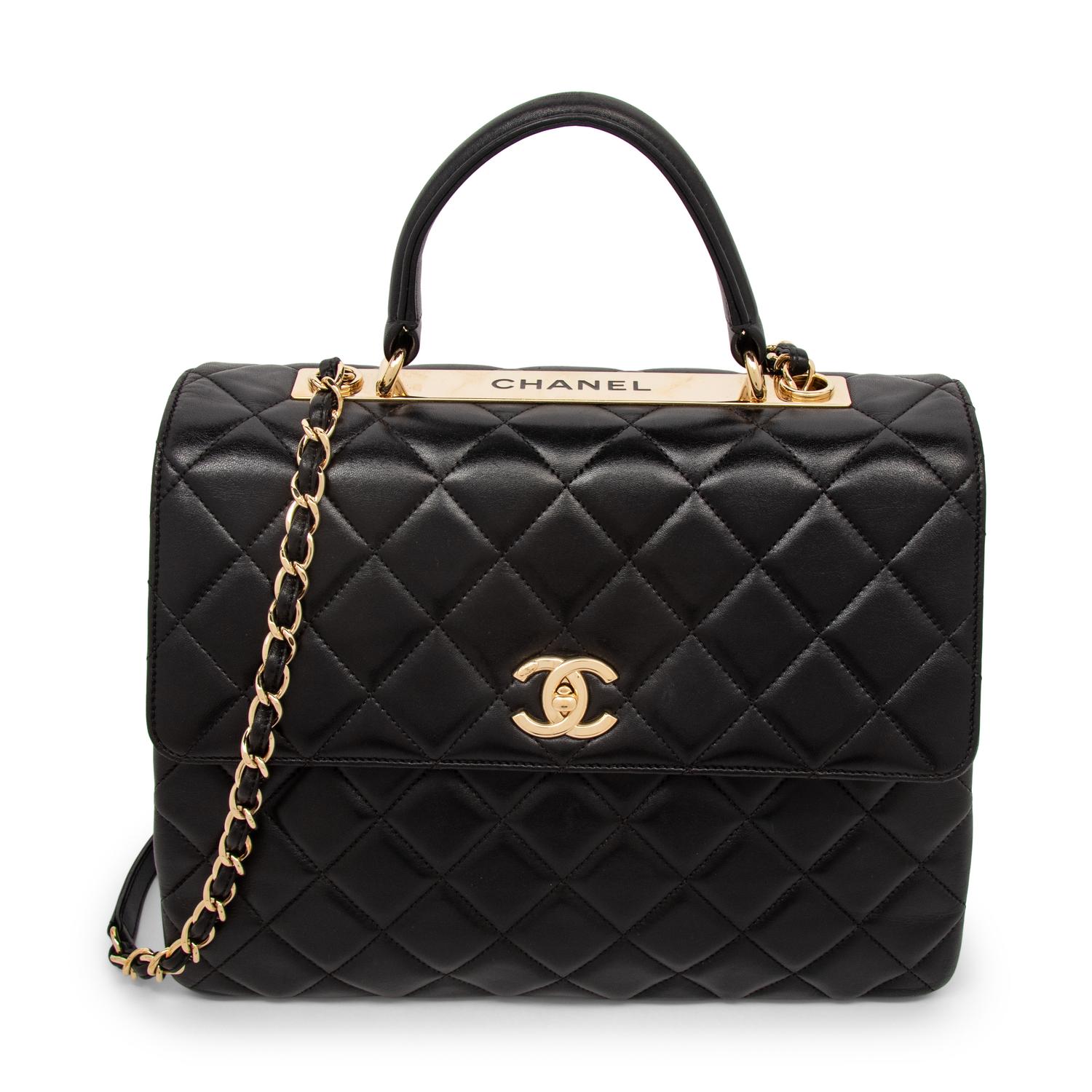 Chanel, Large Square Top Handle Flap Bag