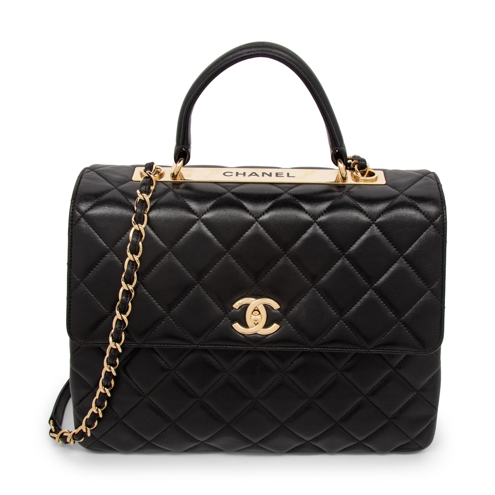 Chanel, Large Square Top Handle Flap Bag