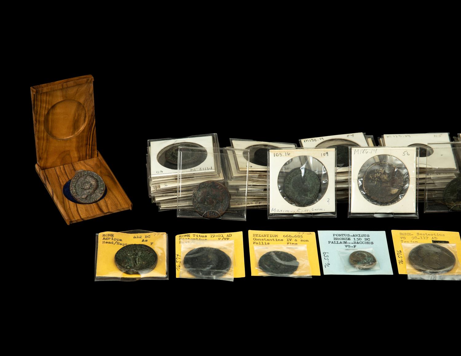 [ANCIENT] A Large Collection of Roman Bronze Coins (4th Century BCE-3rd Century CE)