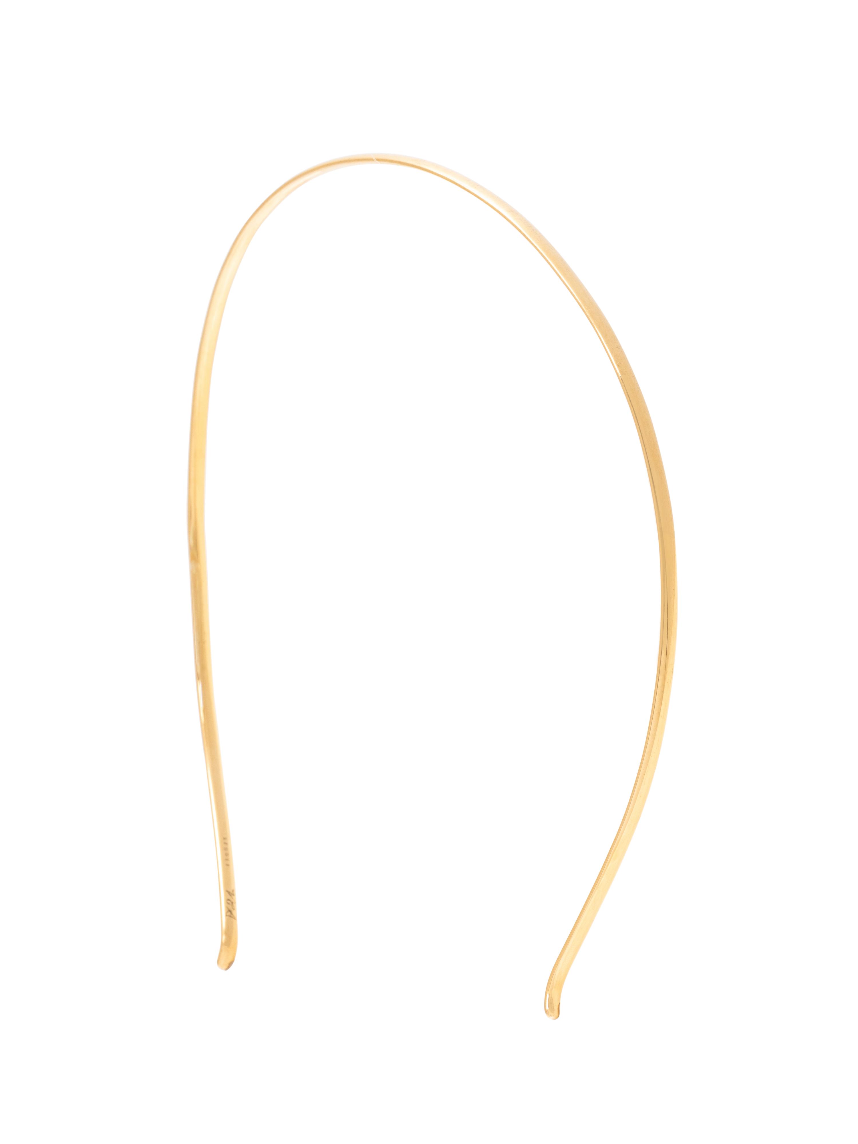 VAN CLEEF & ARPELS, YELLOW GOLD HEADBAND