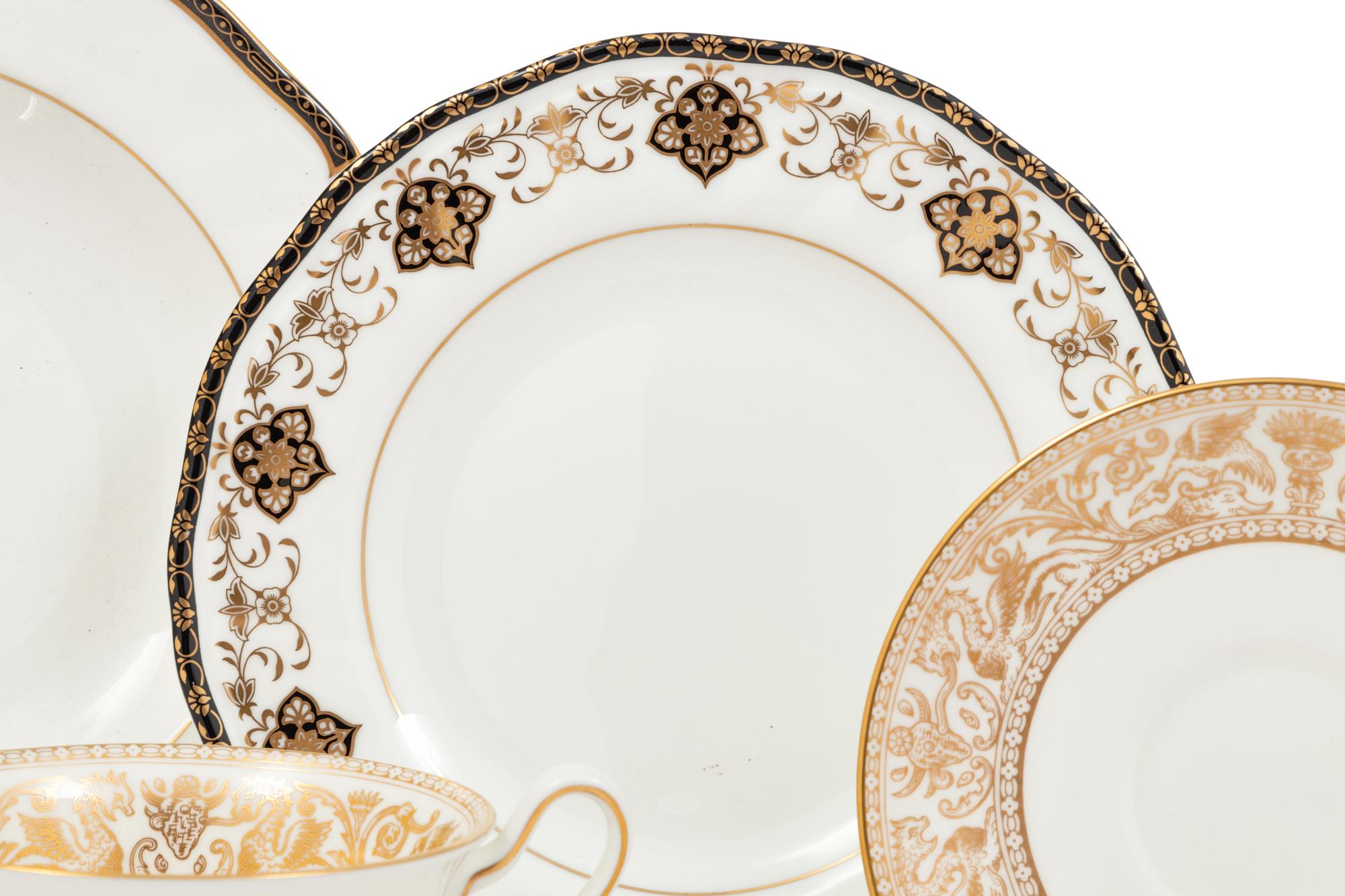 A Group of Wedgwood Porcelain Dinner Articles