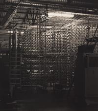 Finishing Room , Jacquartronic Bobbin Array #2, and Quality Control (a group of 3 works), 1993