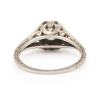 Diamond and White Gold Ring