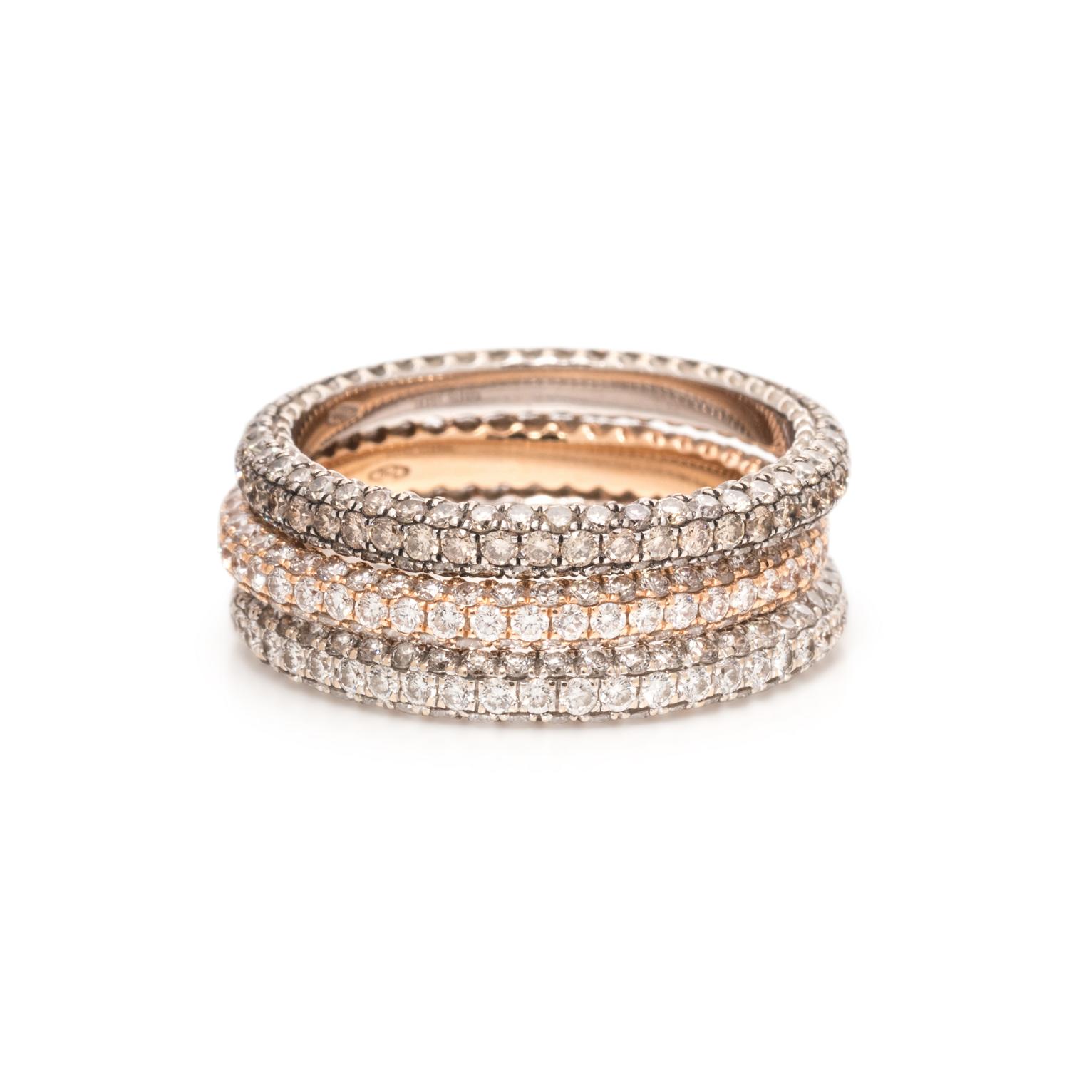 SIDNEY GARBER, COLLECTION OF DIAMOND BANDS