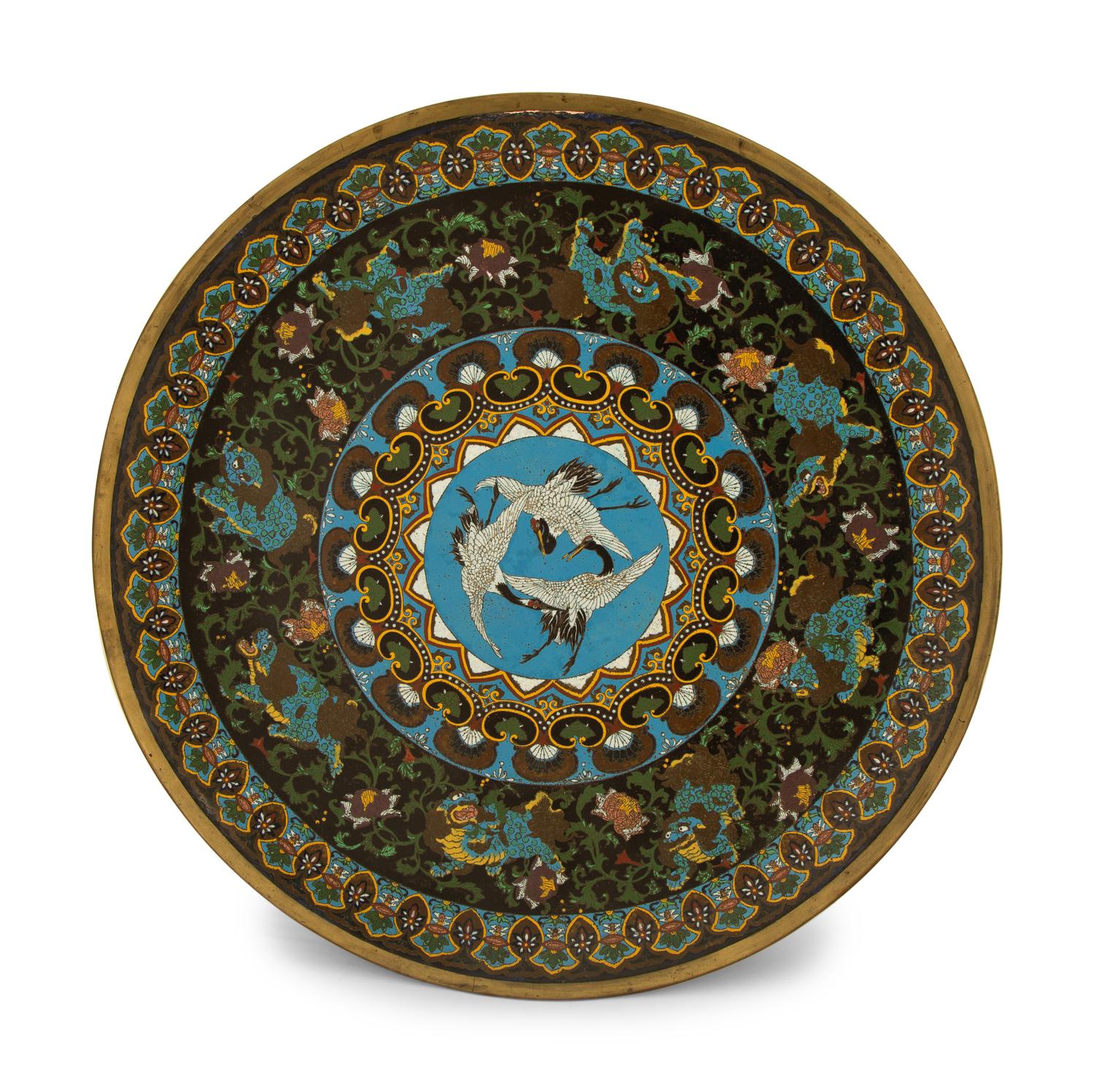A Japanese Cloisonne Charger