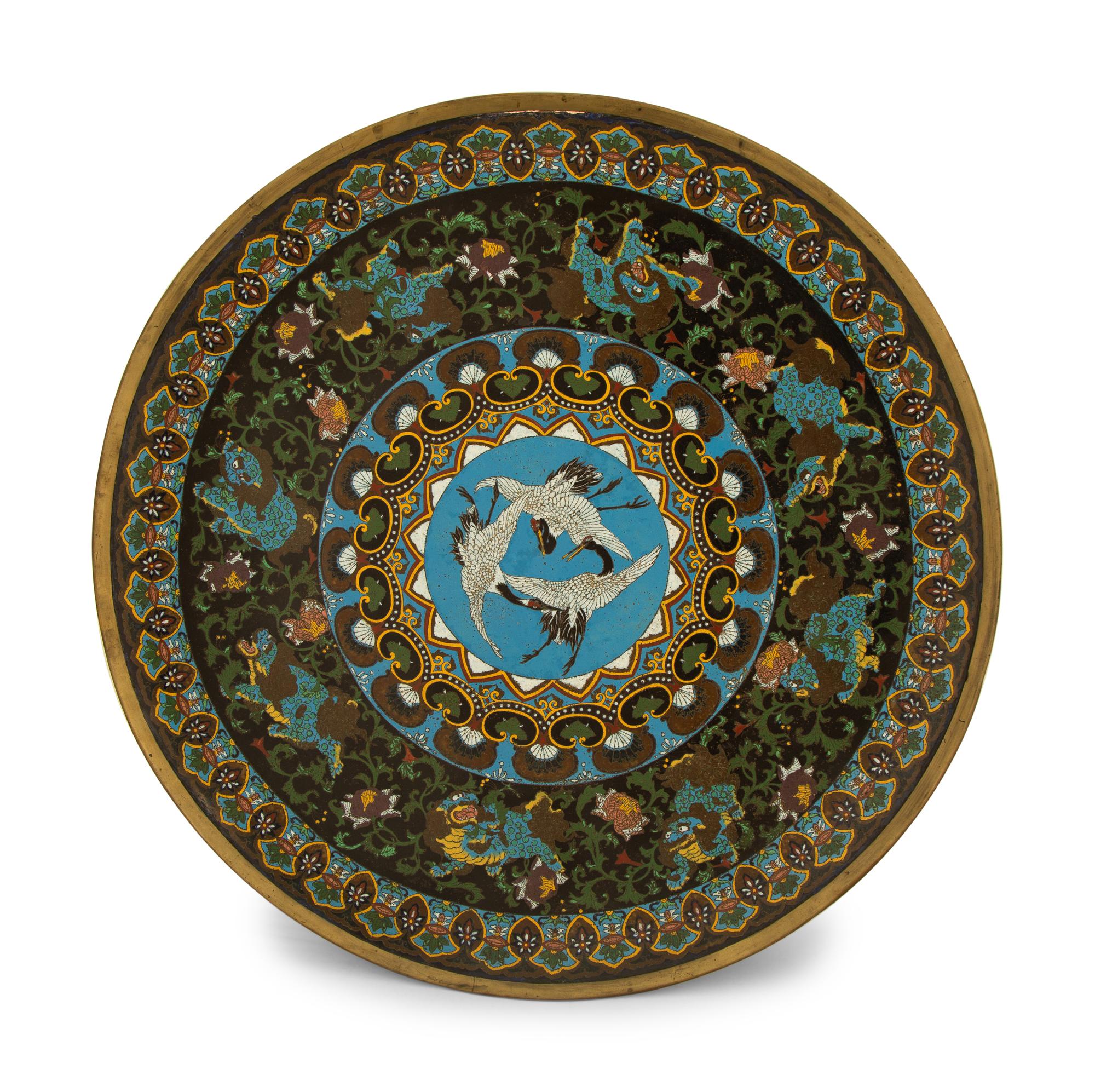 A Japanese Cloisonne Charger