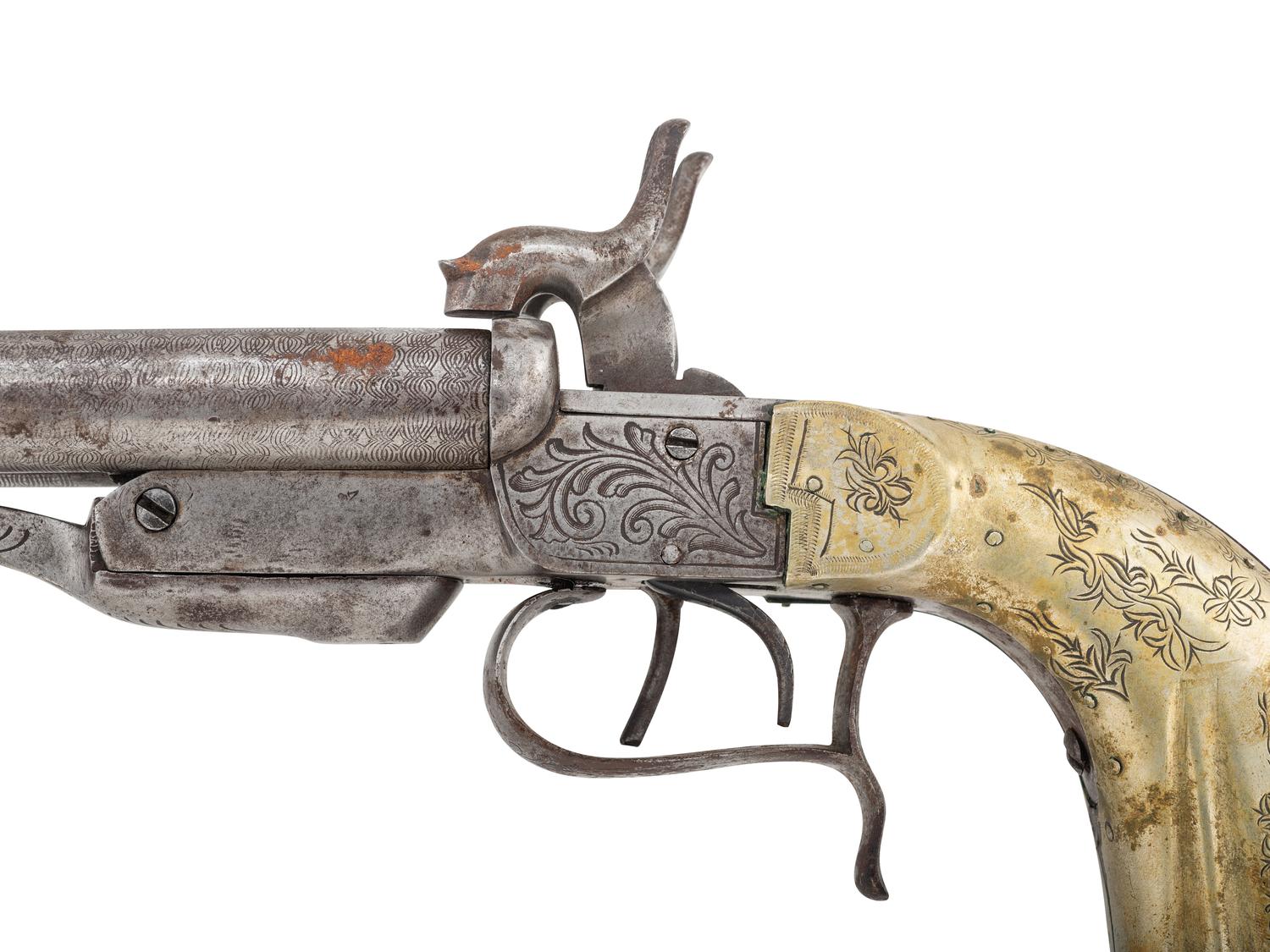 A Belgian Pistol and US M1905 Bayonet